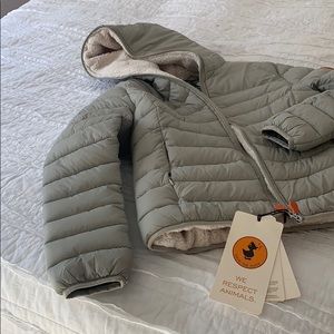 Save the Duck winter jacket. Never worn. Size 2/M.